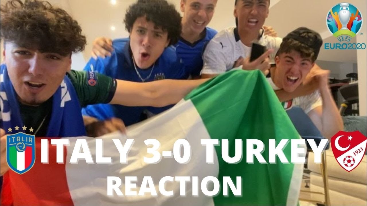 Italy vs Turkey 3-0 Live Game Reaction!! Euro 2021 Tournament (Canadian Reaction)