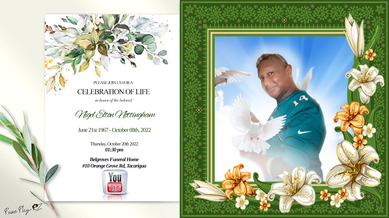 Funeral Service for Nigel Nottingham YouTube