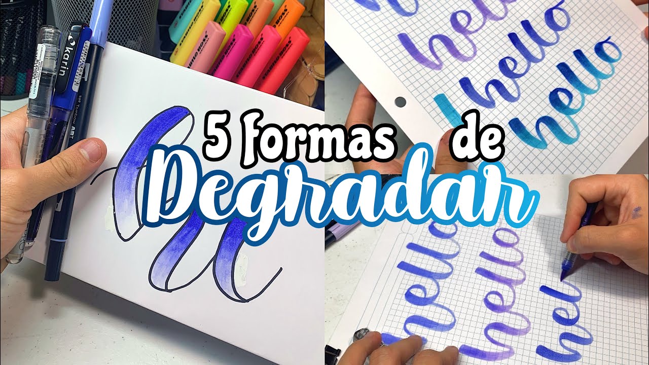 APRENDE A DEGRADAR🖍✨ | Paso a paso + Tips #conmigo