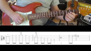 How to play Blues Guitar - Easy Beginner friendly Solo using the A-Major Pentatonic Scale