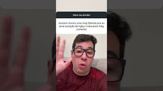 Estratégia dele..