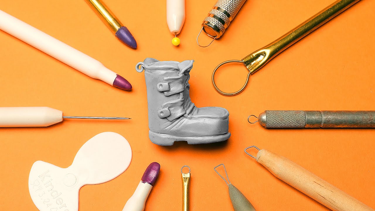 DIY Sculpting Tools How to make LOOPS, RIBBONS, RAKES, SILICONE TOOLS