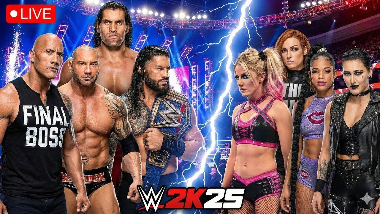 WWE25K Gameplay Live WWE Live Stream 