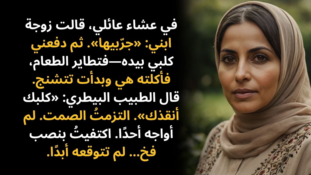 كلبي الذي أنقذته دفع الطعام الذي قدّمته لي زوجة ابني وأسقطه أرضًا ثم انهار—وقال الطبيب البيطري إن...