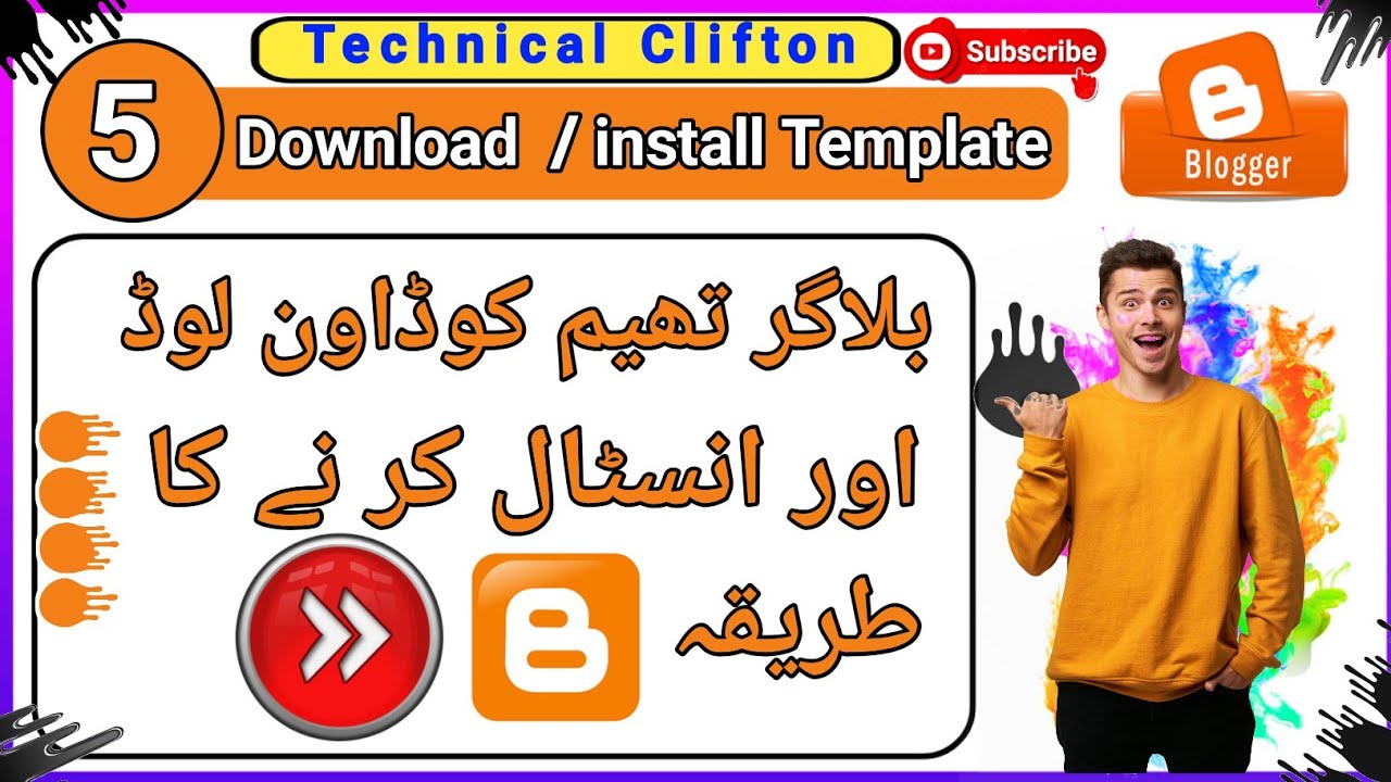 How to Download and Install blogger Custom Theme | Blogger Templates ...