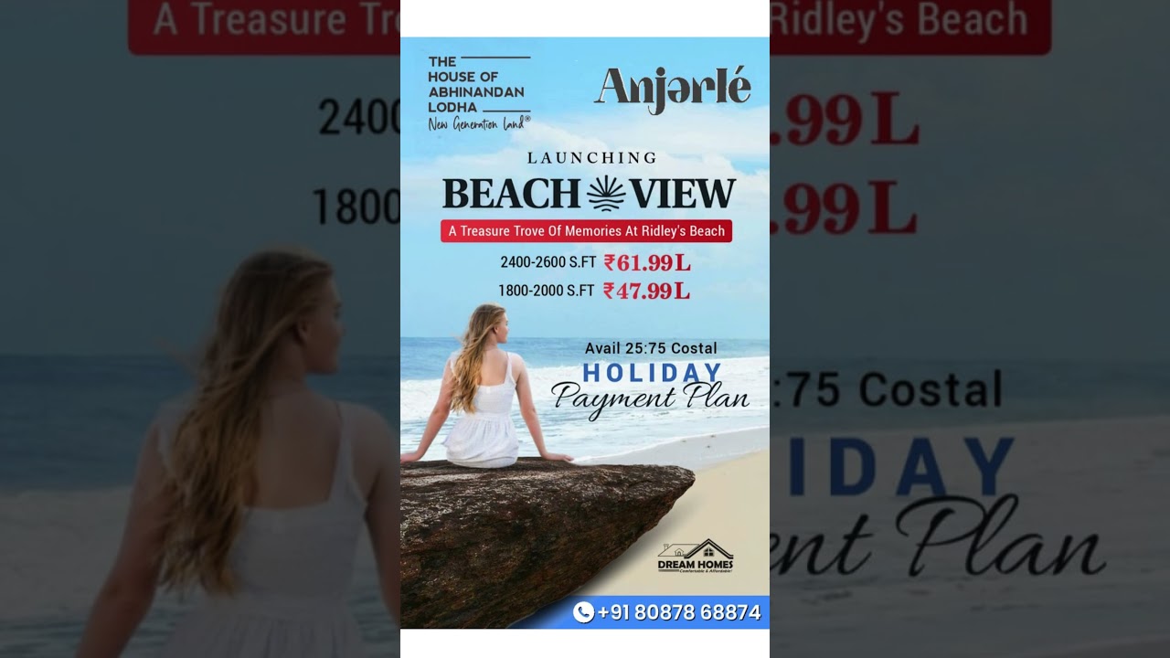 House of Abhinandan Lodha presents Beach View Property at Anjarle | Call @80878 68874