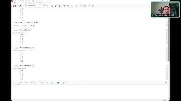 Intro to Linear Algebra - Video 4 (Introduction to Vectors in Mathematica)