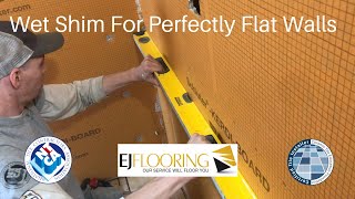 How To Install Kerdi Board | Wet Shim Installation