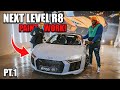 This turns my stolen 2018 audi r8 v10 plus to an absolute showstopper part 1