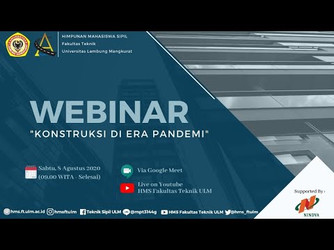 Webinar - Konstruksi di Era Pandemi