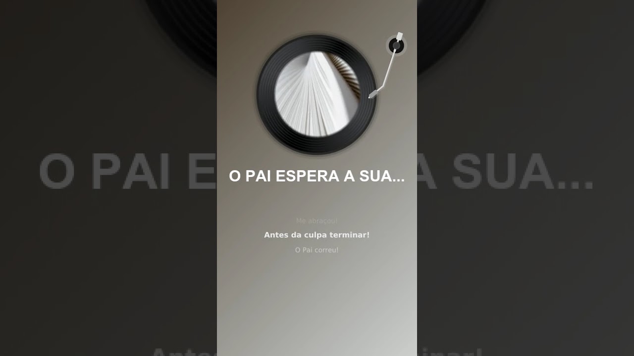 O PAI ESPERA A SUA VOLTA 2 Sábado 7 #deustemumapalavrapravoce #louvores