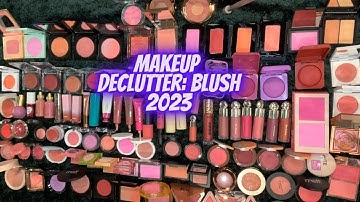 Blush Declutter | 2023 Makeup Declutter