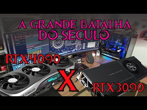 🔥 RTX 4090 X RTX 3090 🏁 A GRANDE BATALHA VAI ACONTECER HOJE