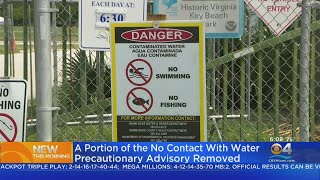 Portion Of Key Biscayne No Contact With Water Advisory Lifted