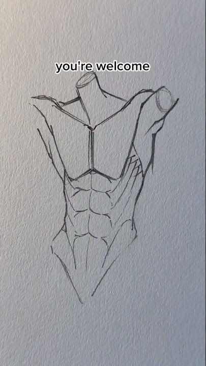 Draw abs like this 💪 || Jmarron