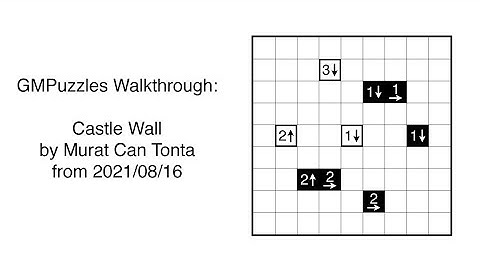 GMPuzzles - 2021/08/16 - Castle Wall by Murat Can Tonta