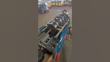 Rebar thread rolling machine