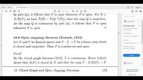 open mapping theorem
