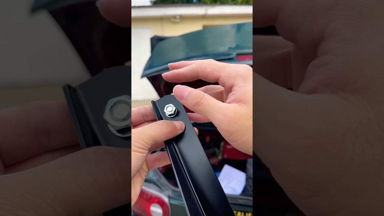 Miata trunk lift install. No more droopy trunk lid!