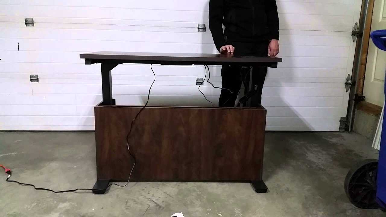 motorized desk