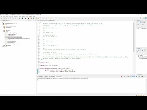 Java Lab: Countdown Until Matching Digits