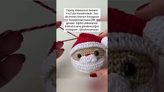 Amigurumi Teknikleri | Noel Baba Ağaç Süsü