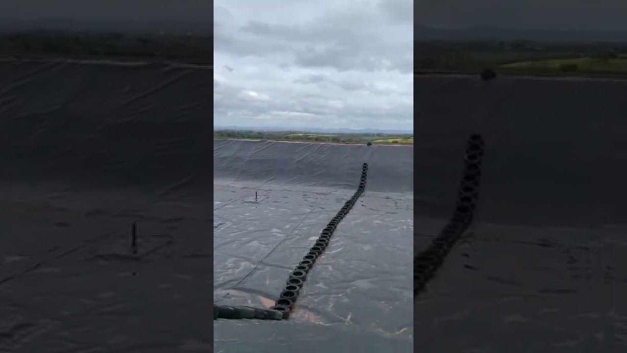 Digestate Storage Lagoon and Floating Cover