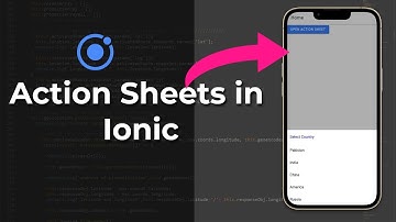 Create and stylize action sheets in Ionic 6 | Ionic tutorials