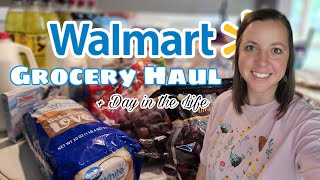 LARGE FAMILY Walmart Grocery Haul | + Meal Plan