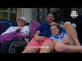 Ian Poulter watches the 2012 Ryder Cup with his sons