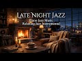 Rainy Window Jazz Piano Ambience | Relaxing Night Jazz for Sleep