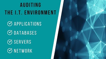 IT Audit Testing: IT Environment Components