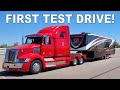 First Test Drive! 👍 // How Does It Tow? // Full Time RV Life