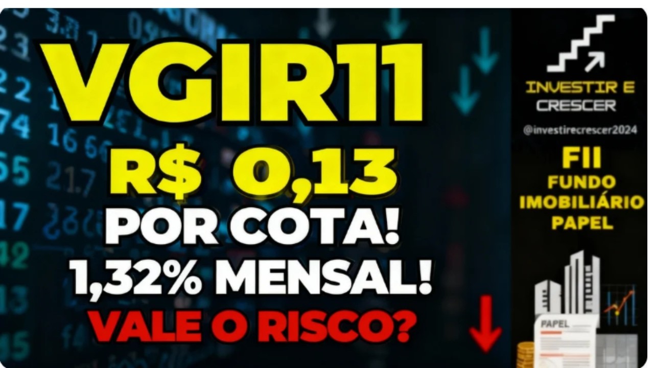 VGIR11: CONCENTRA 35% EM UM DEVEDOR! RISCO?