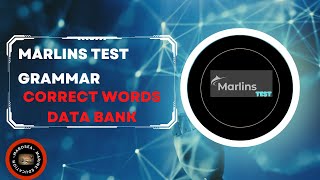 Marlins Test Grammar Correct Words Data