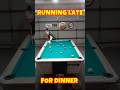 Running Late for Dinner? One Shot Solves Everything #8ballpool #poolhack #shorts
