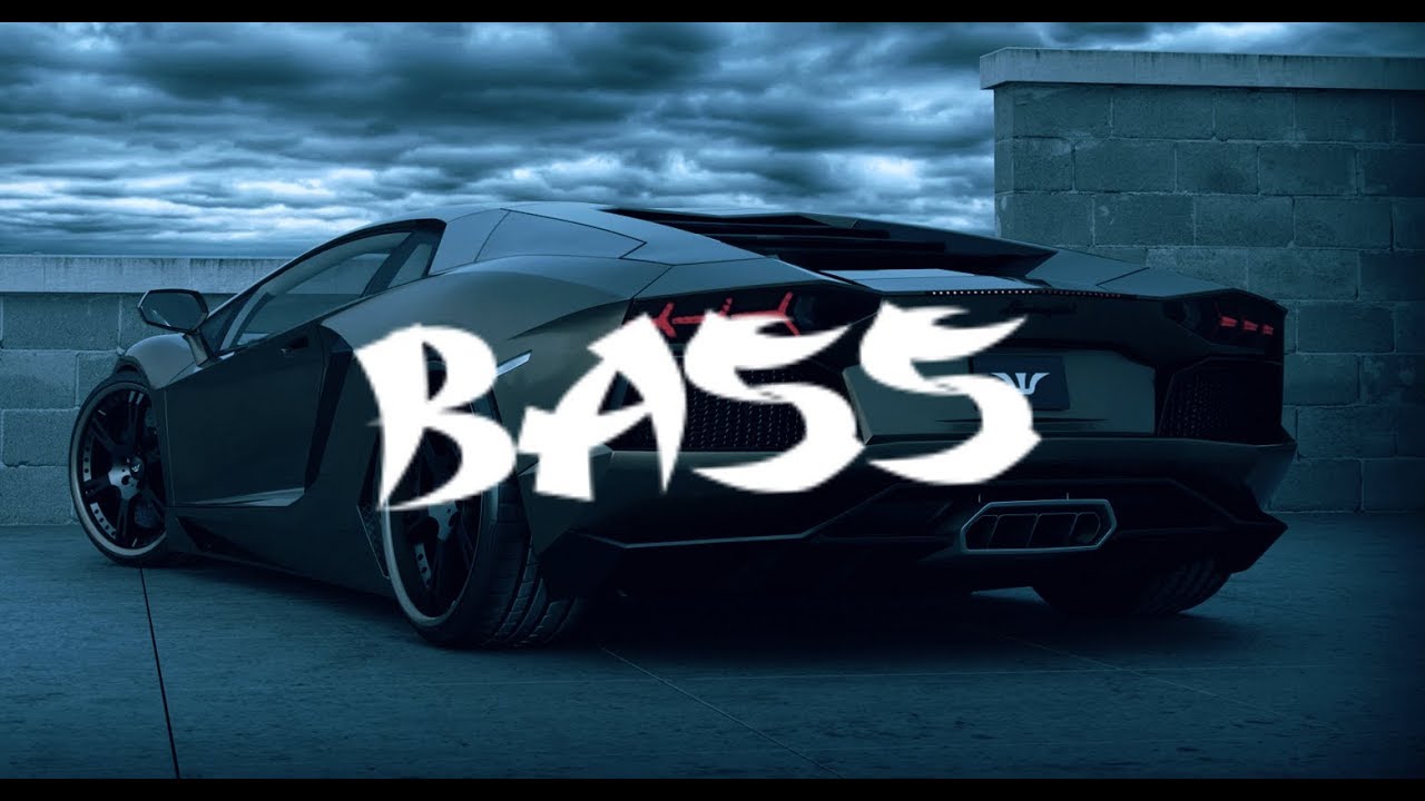 Hard Trap car Bass. Car Music logo.