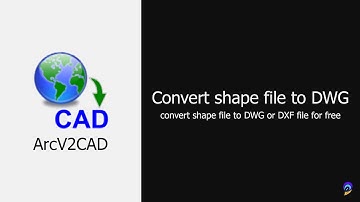 How to convert Shape file to DXF or DWG file for free