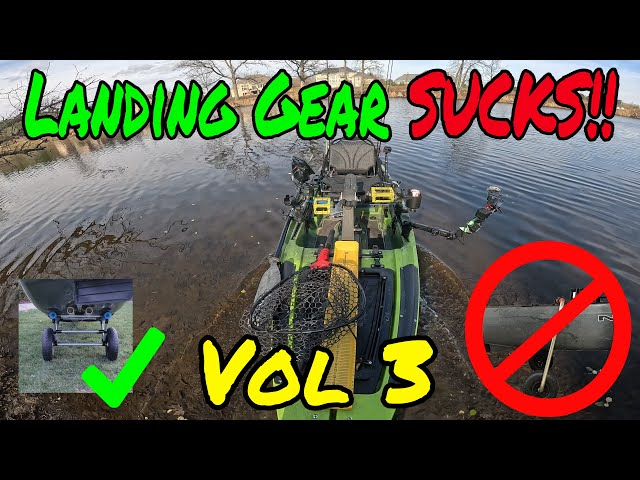 Kayak Landing Gear Sucks!! (Or how to use a Maker Pipe Kayak Cart)  [Milwaukee River] 