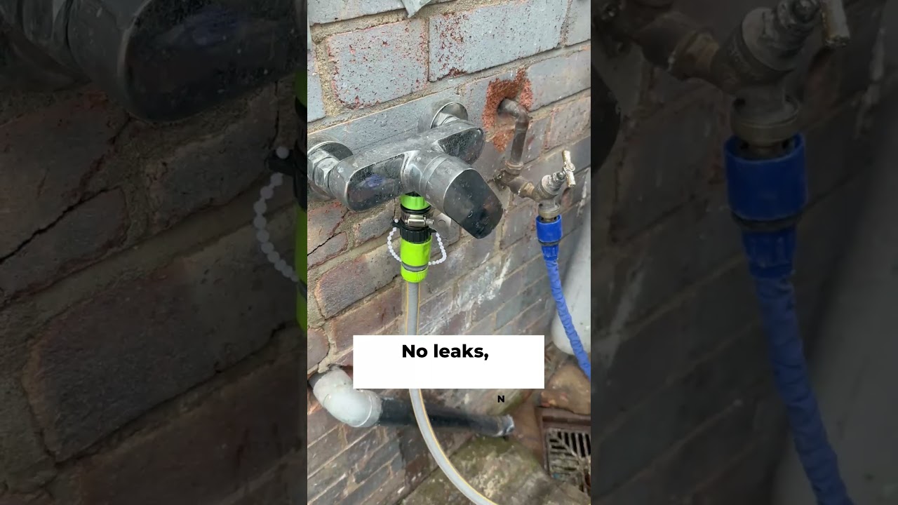 Universal Tap Hose Adapter | Easy Leak-Free Garden Hose Connection | 