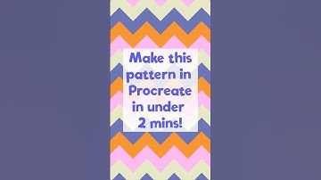 ⚡ Watch This Chevron Pattern Come to Life in Procreate! 🎨✨ #Shorts #procreate