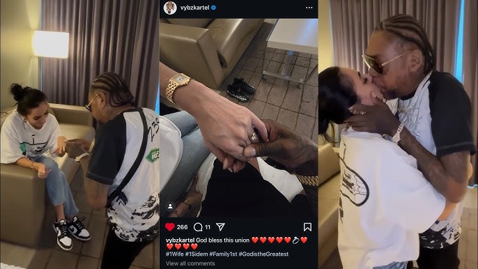 VYBZ KARTEL PROPOSE TO SIDEM OMG THEY ARE ENGAGED NOW ITS OFFICIAL ITS NOT A PRANK 💍👀🙄😳🥶😱 - YouTube