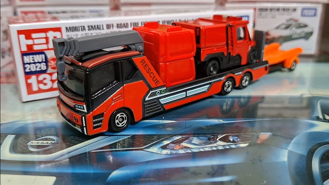TOMICA (2026 6月新車 ）MORITA SMALL OFF-ROAD FIRE FIGHTING VEHICLE