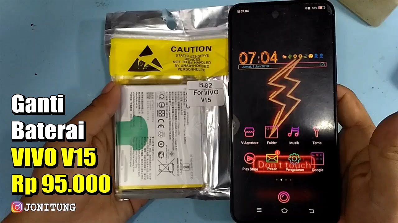 Tutorial Ganti Baterai Vivo V15