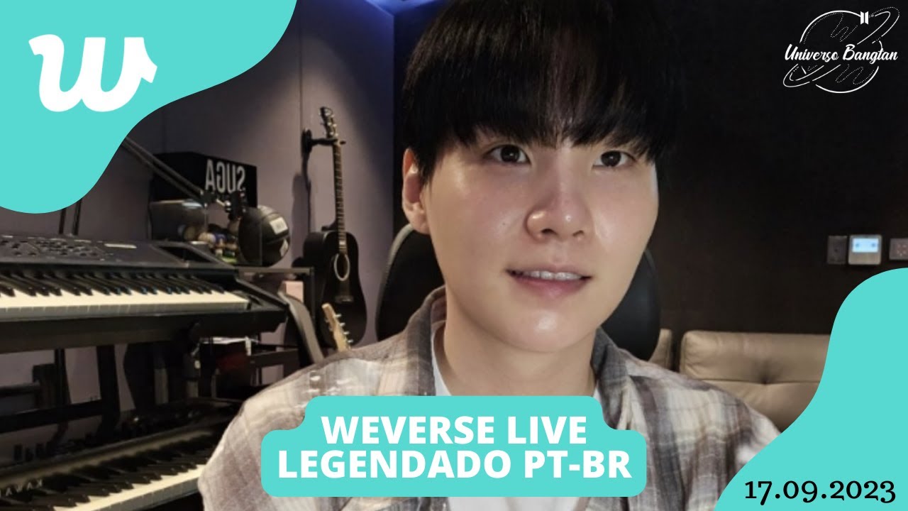 LEGENDADO PT-BR] Weverse Live SUGA - 