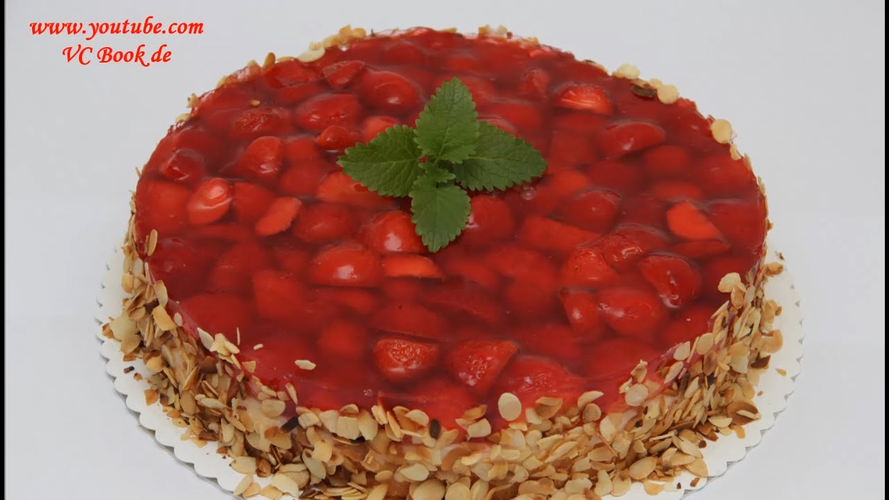 Erdbeertorte Mit Vanillepudding Creme — Rezepte Suchen