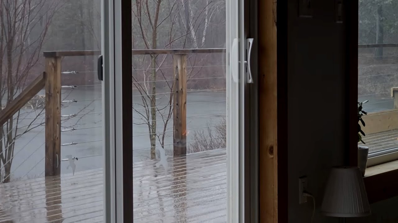 Rain and Fireplace Sounds 8 Hours Cozy Cabin Ambience (No Music, 4K ...