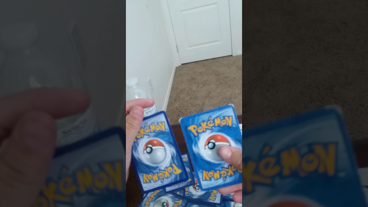 Showing my  old slime and rip it or save it with Pokemon cards