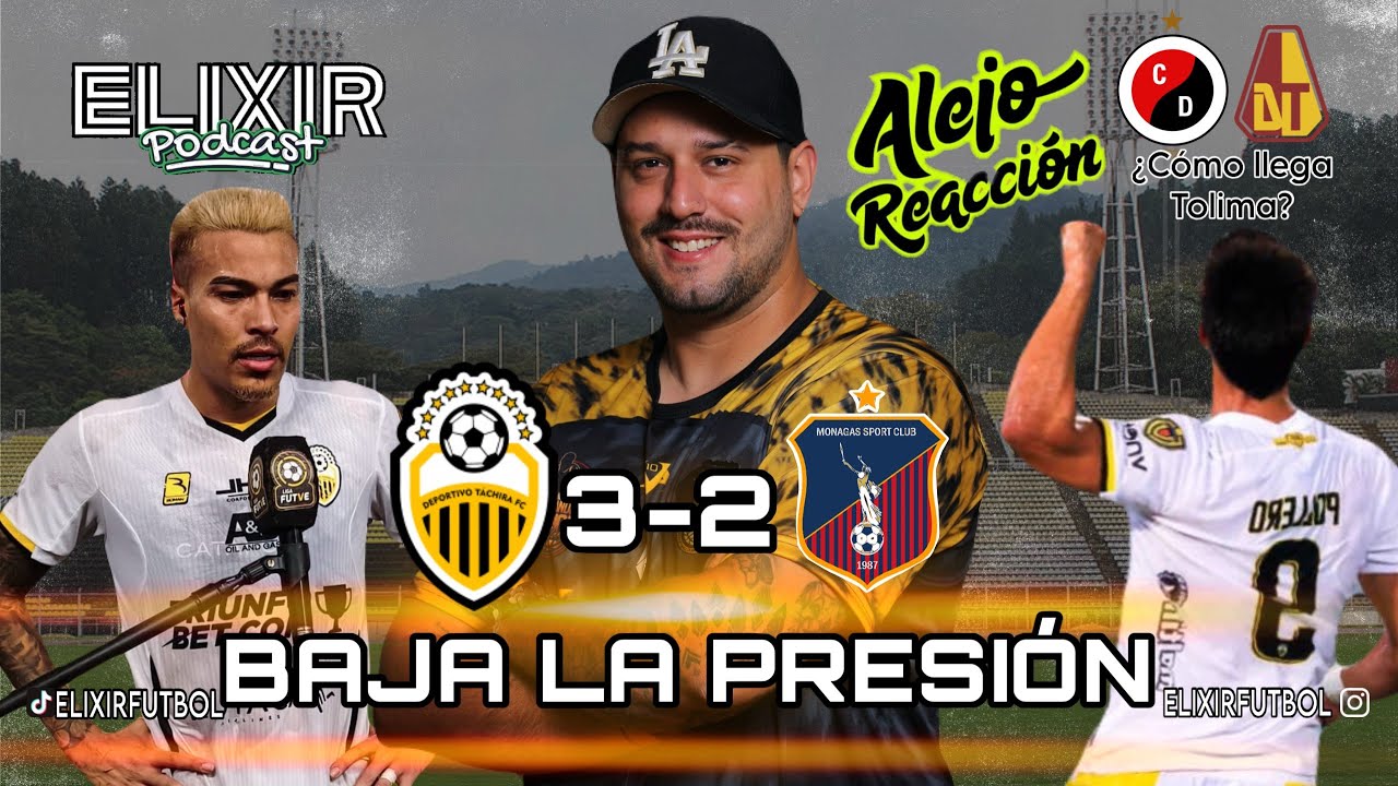 ALEJO REACCIÓN - TACHIRA GANÓ DE VISITANTE, CÚCUTA VENCIÓ A TOLIMA, ANÁLISIS 