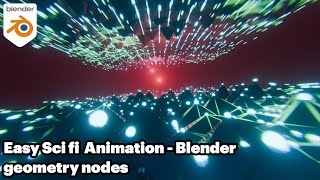 Create a Sci fi Animation with Geometry nodes - Blender Beginner Tutorial